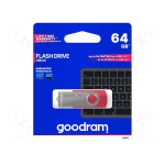 Pendrive GoodRAM 64GB UTS3 RED USB 3.0 - retail blister