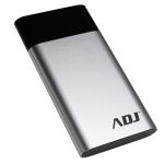 POWER BANK 10000MAH P/USB*2 HUNTER C/LED SCREEN C/TORCIA ALLUMINIO SL