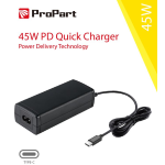 Alimentatore Type C 45W Quick charge PD desktop