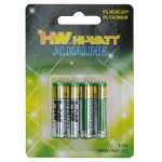 Hi Watt batteria alcalina AAA in blister da 2 pile