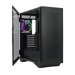 CASE MID-TOWER NO PSU IRON V6 BLK 1USB3 2USB2 VETRO TEMPERATO RGB FAN