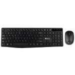 NGS BUNDLE MOUSE E TASTIERA ALLURE KIT 2,4 GHZ BLACK