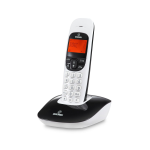 TELEFONO CORDLESS BRONDI NICE BICOLORE NERO/BIAN RUBRICA/ID CALL